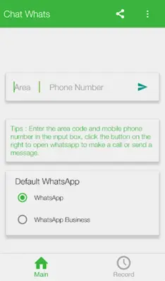 EasyChat - No need save number android App screenshot 2